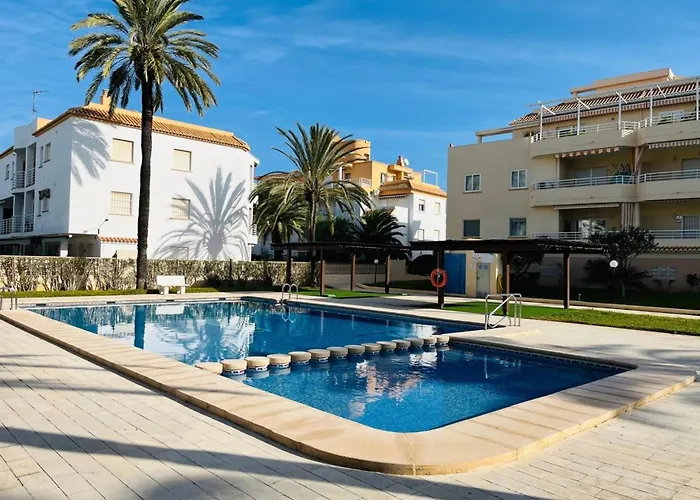 De 3 A 100m De La Playa De Con Terraza Y Piscina - Es-373-28 Apartment *