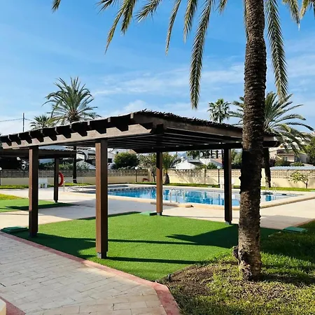 De 3 A 100m De La Playa De Con Terraza Y Piscina - Es-373-28 公寓 *