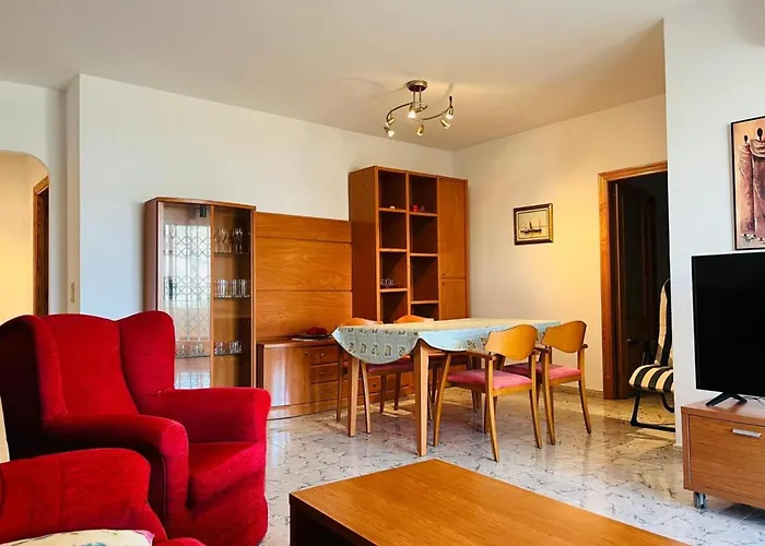 De 3 A 100m De La Playa De Con Terraza Y Piscina - Es-373-28 公寓