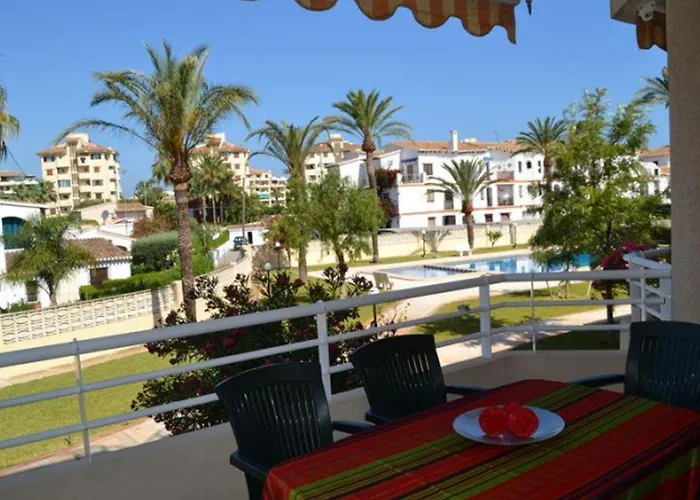 De 3 A 100m De La Playa De Con Terraza Y Piscina - Es-373-28 德尼亚