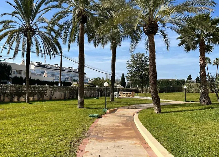 De 3 A 100m De La Playa De Con Terraza Y Piscina - Es-373-28 公寓